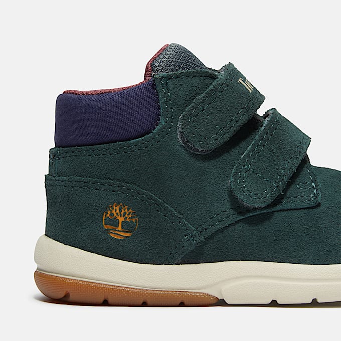 Botas con cierre de velcro Toddle Tracks para niños (de 20 a 30) en verde oscuro