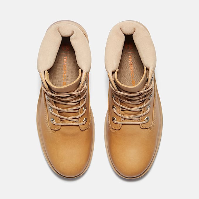 Timberland 25 6Inch Waterproof Boot for Women in Yellow TBL Yellow ALT2