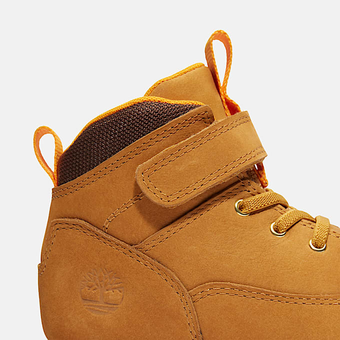 Euro Rock Mid Hook-and-Loop Boot for Youth in Yellow