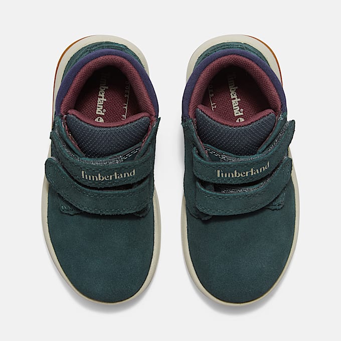 Botas con cierre de velcro Toddle Tracks para niños (de 20 a 30) en verde oscuro