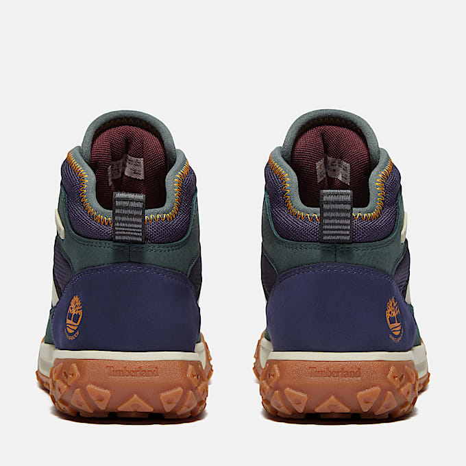 GreenStride Motion 6 Mid Waterproof Trainer for Junior in Dark Green TBL Green ALT5