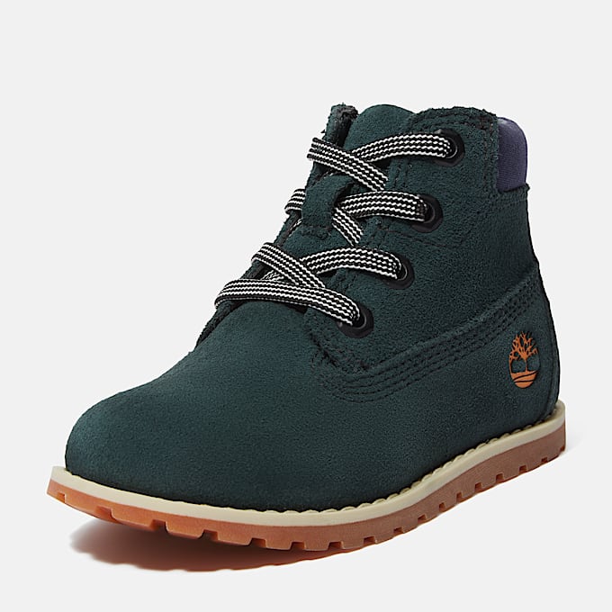 Botas Pokey Pine para niños (de 20 a 30) en verde oscuro
