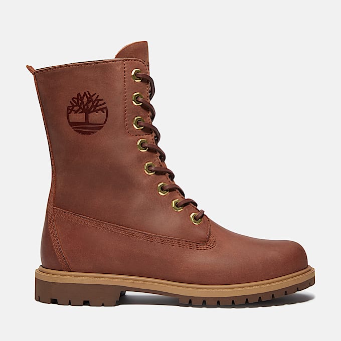 Wasserdichter Timberland Premium 8Inch Boot fr Damen in Braun TBL Braun HERO
