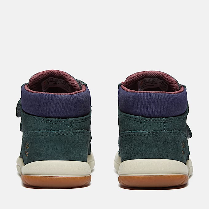 Toddle Tracks Hook  Loop Boot for Toddler in Dark Green TBL Green ALT5