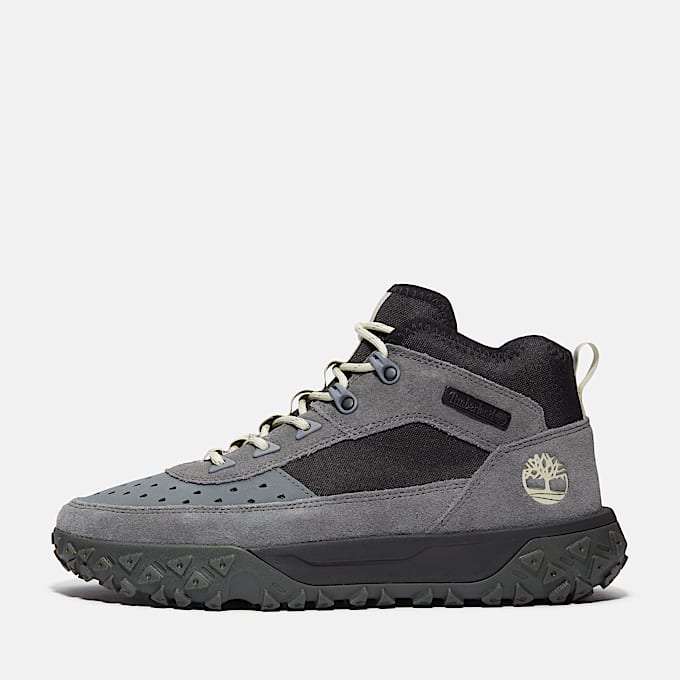 Halbhoher GREENSTRIDE Motion 6 Sneaker fr Herren in GrauSchwarz TBL Grau ALT8