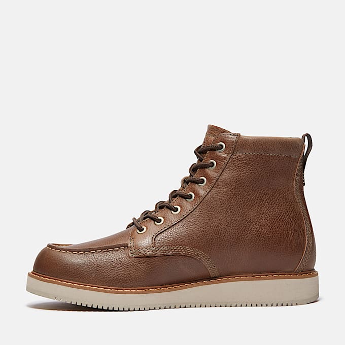 Redwood Edge Mid Lace-Up Boot for Men in Dark Brown