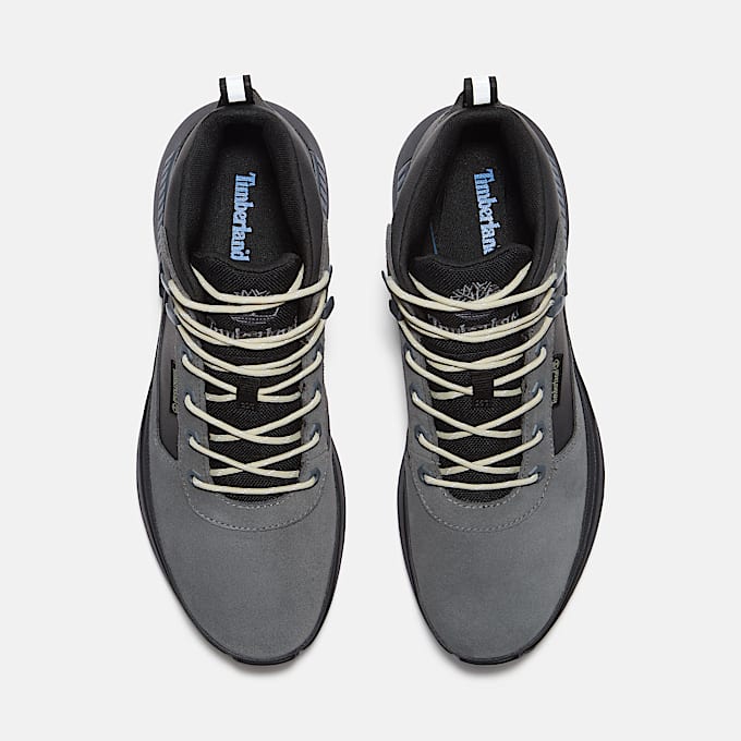Field Trekker Mid Trainer for Men in Grey/Dark Blue