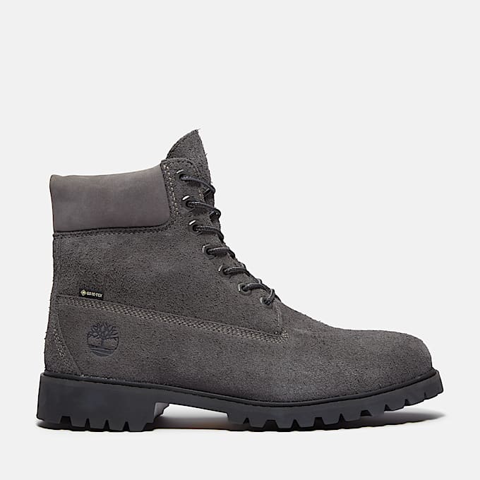 Timberland Premium 6Inch Vibram GORETEX Boot for Men in Dark Grey TBL Grey HERO