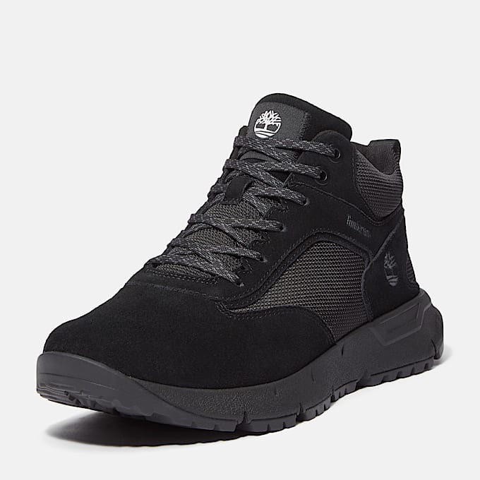 Voyager Park Mid Trainer for Men in Black TBL Black ALT9