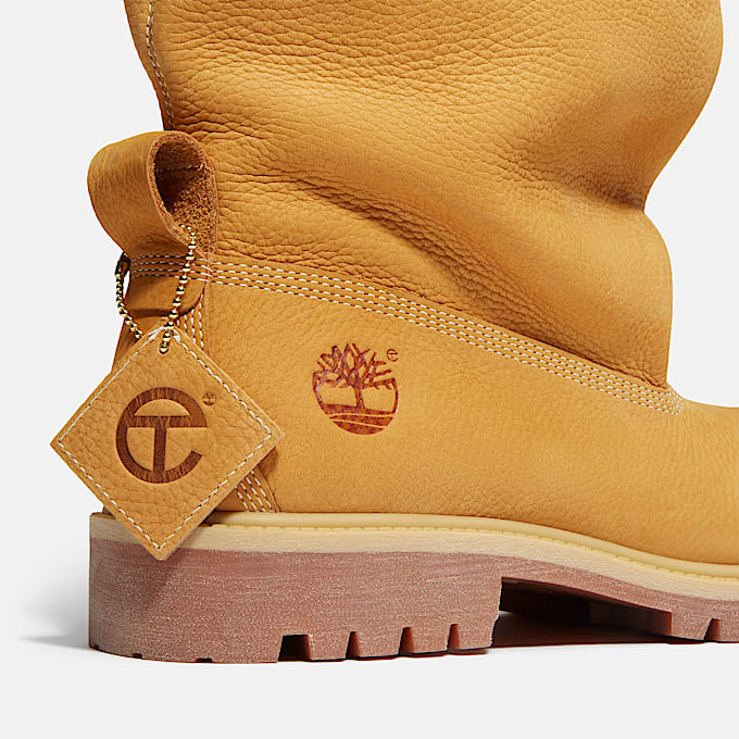 Timberland x Telfar Mid Premium PullOn Boot in Yellow TBL Yellow ALT7