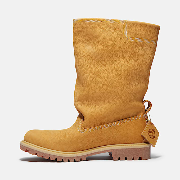 Timberland x Telfar Mid Premium PullOn Boot in Yellow TBL Yellow ALT6