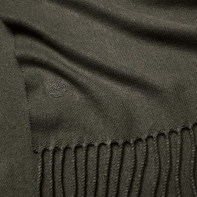 Solid Woven Scarf in Green TBL Green ALT1