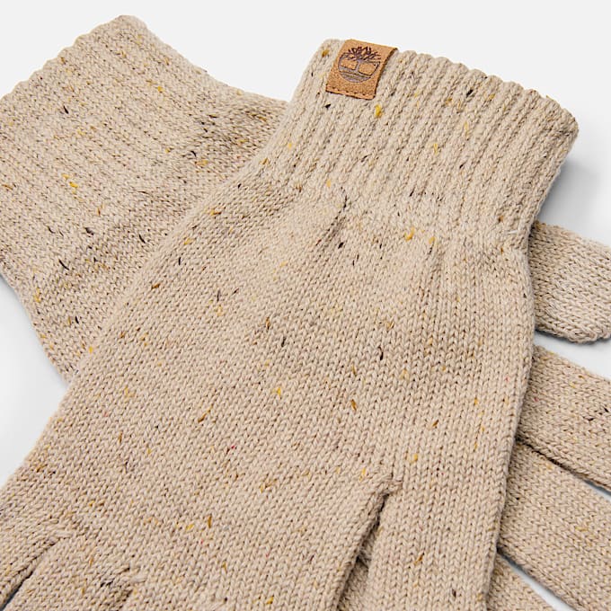 Ensemble moucheté en laine mélangée en gris