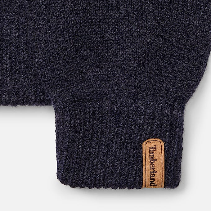 Rippstrickhandschuh fr Herren in Dunkelblau TBL Blau ALT2