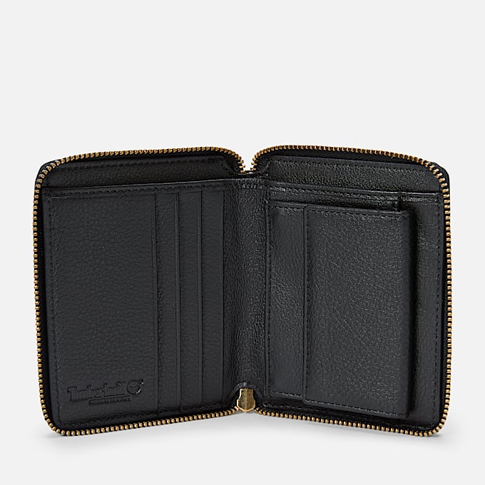 Tuckerman Brieftasche mit Reiverschluss und Mnzfach Schwarz TBL Schwarz ALT1