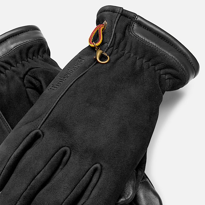 Winter Hill Nubuck Handschoen in Zwart