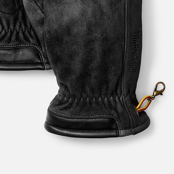 Winter Hill Nubuck Handschoen in Zwart