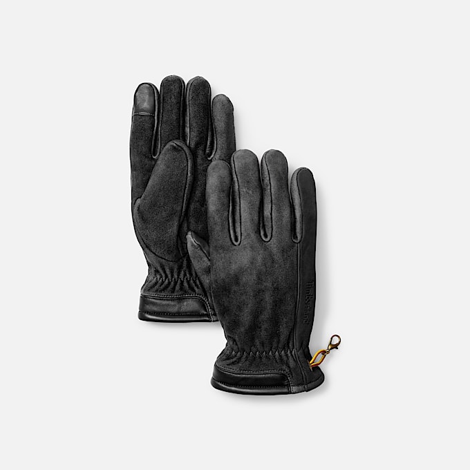 Winter Hill Nubuck Handschoen in Zwart - 1