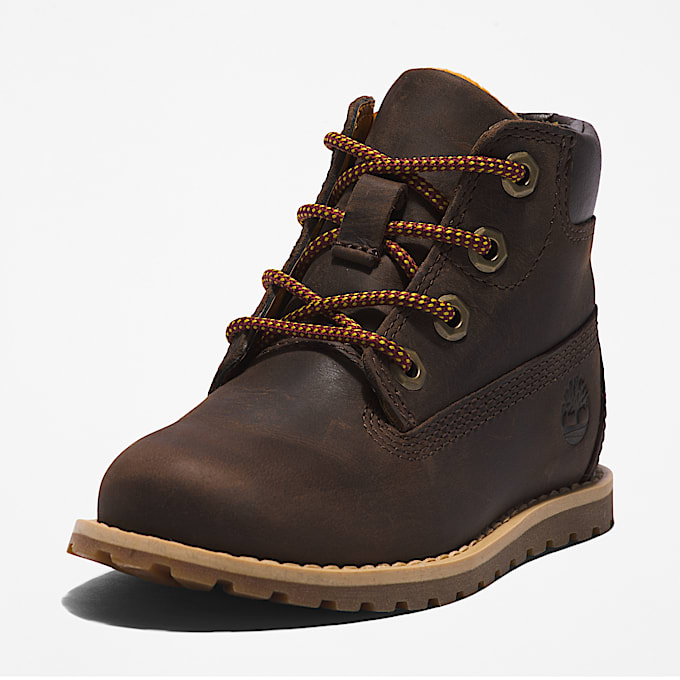 Pokey Pine Boot mit seitlichem Reiverschluss fr Kleinkinder in Dunkelbraun TBL Braun ALT8