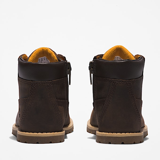 Pokey Pine Boot mit seitlichem Reiverschluss fr Kleinkinder in Dunkelbraun TBL Braun ALT4