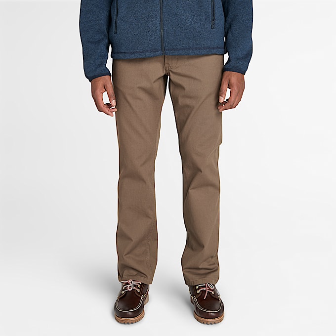 Pantalon Sandown à 5 poches pour homme en marron - 1