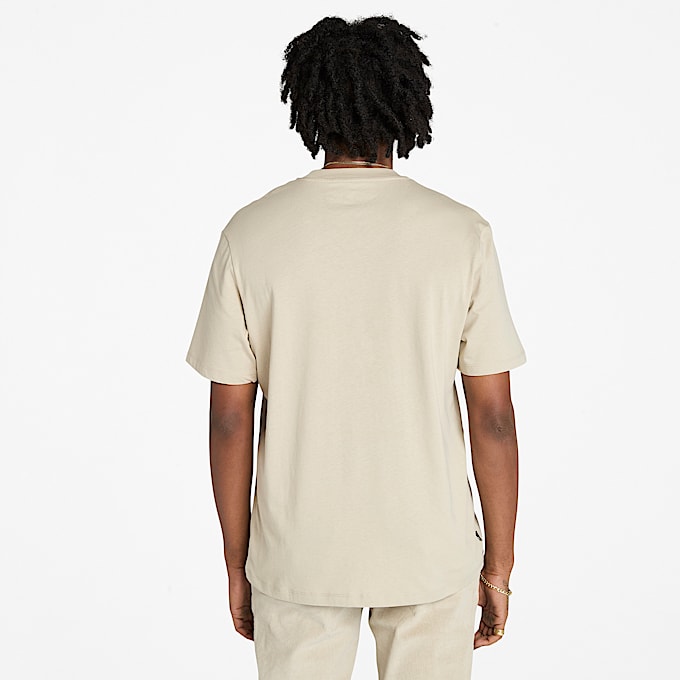 T-Shirt mit saisonalem, grafischem Stapellogo für Herren in Grau