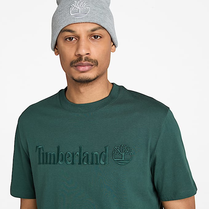 Hampton ShortSleeve TShirt fr herr i mrkgrn TBL Grn ALT2