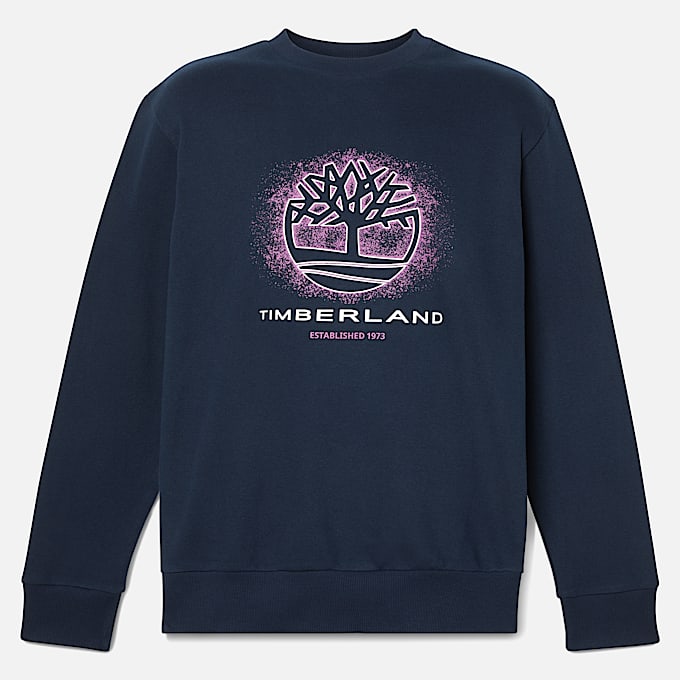 Seasonal Graphic Crewneck Sweatshirt fr herr i mrkbl TBL Bl ALT10