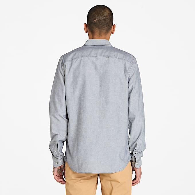 Chemise oxford pour homme en noir TBL noir ALT9