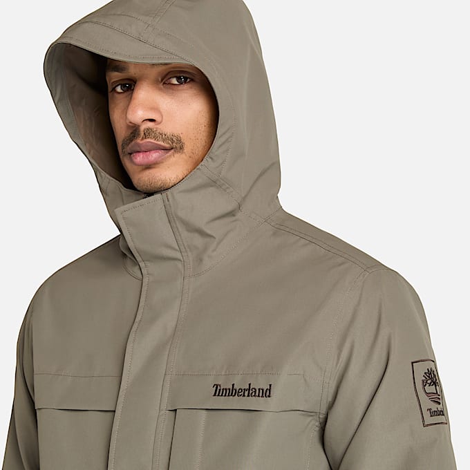 Benton Waterproof Shell Jacket for Men in Brown TBL Brown ALT3