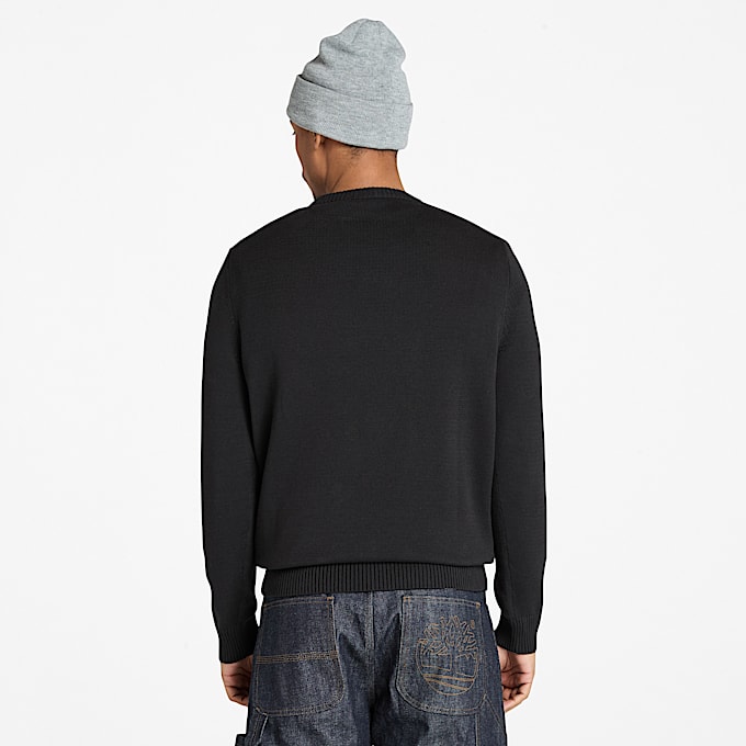 Timberland Graphic Jumper for Men in Black TBL Black ALT9
