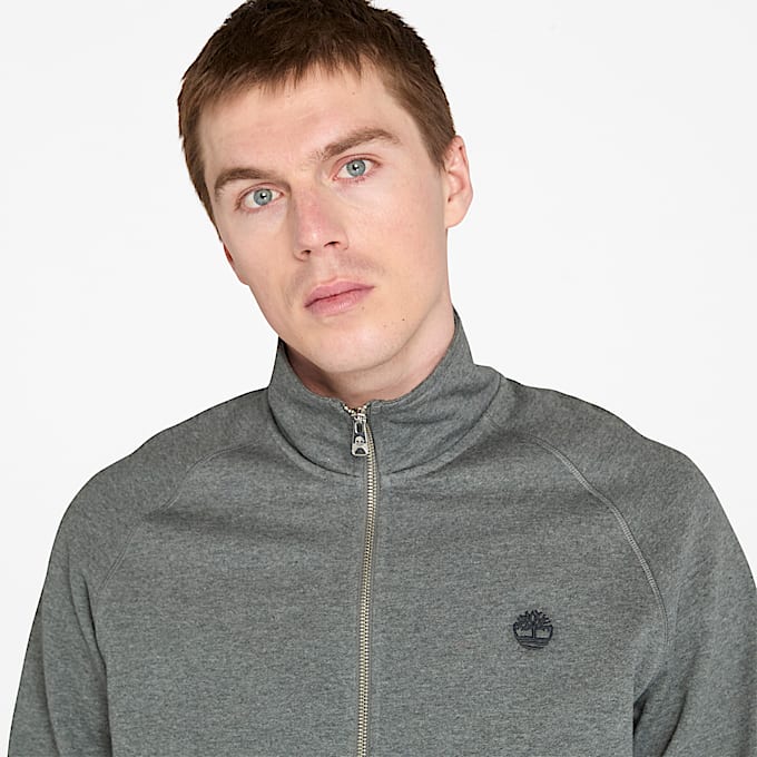 Exeter River Funnel Neck Sweatshirt fr herr i mrkgr TBL Gr ALT2