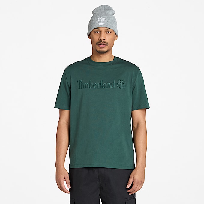 Hampton ShortSleeve TShirt fr herr i mrkgrn TBL Grn HERO