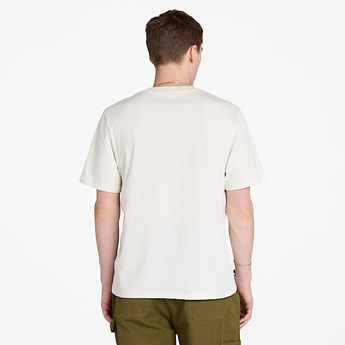 Hampton ShortSleeve TShirt for Men in White TBL White ALT9