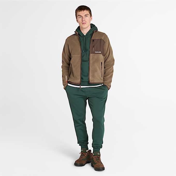 Sweat  capuche Hampton pour homme en vert fonc TBL Verte ALT1