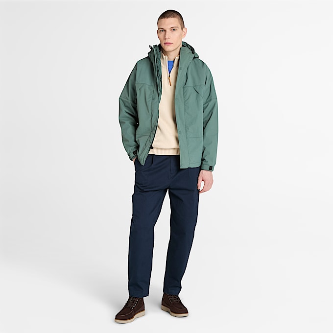 Williams River Textured QuarterZip Jumper for Men in Beige TBL Beige ALT1