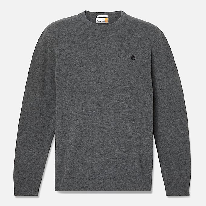 Timberland® Cohas Brook Merino Crewneck Jumper for Men in Grey