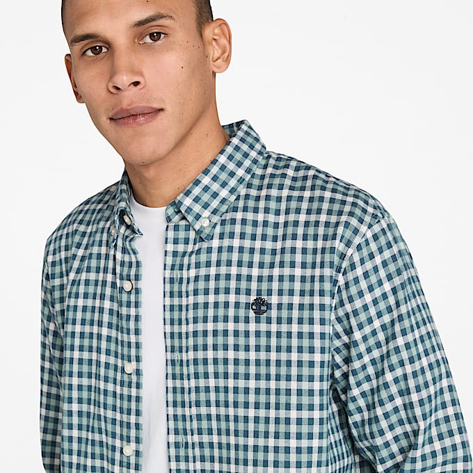 Camicia a Quadretti Solucell Air™ da Uomo in grigio
