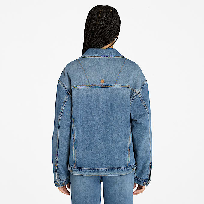 Isolierte Archive Jeansjacke fr Damen in Blau TBL Blau ALT9