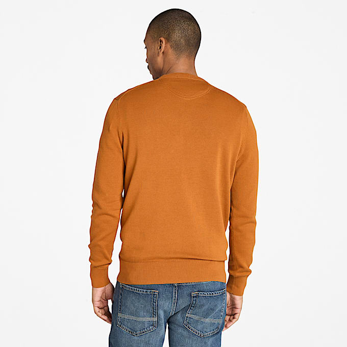 Williams River Cotton Jumper fr herr i brun TBL Brun ALT9