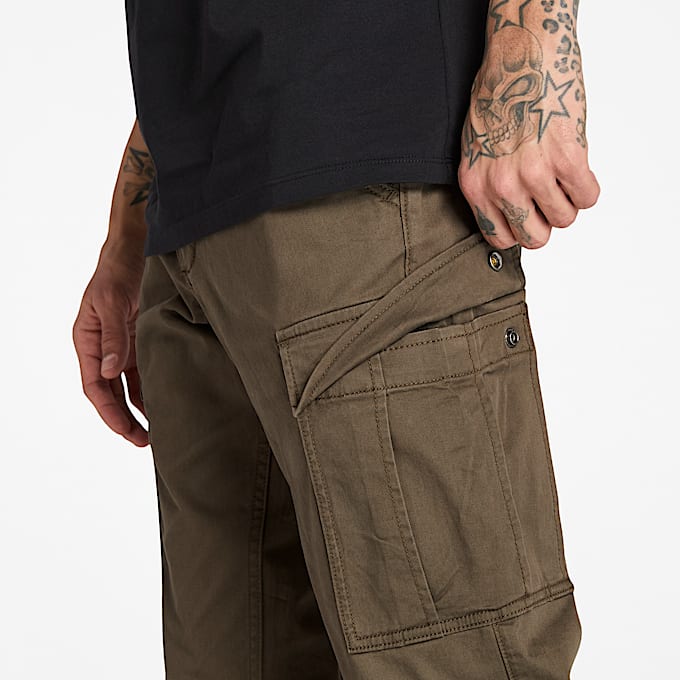 Timberland Brookline Twill Cargo Trouser fr herr i grn TBL Grn ALT2
