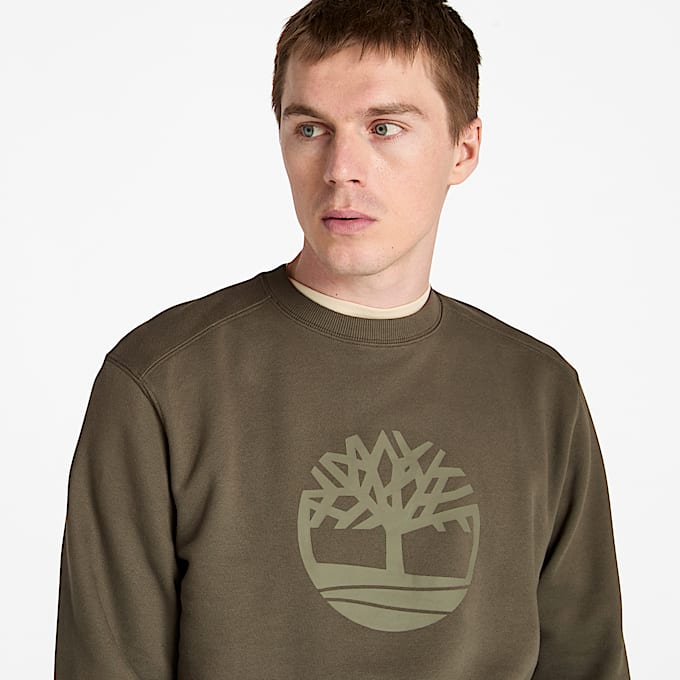 Kennebec River Sweatshirt mit Rundhalsausschnitt fr Herren in Grn TBL Grn ALT2