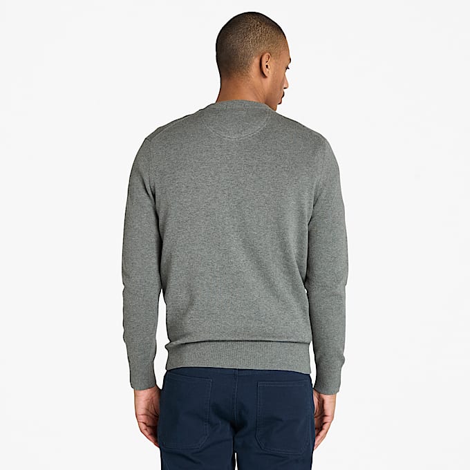 Williams River Cotton Jumper fr herr i gr TBL Gr ALT9