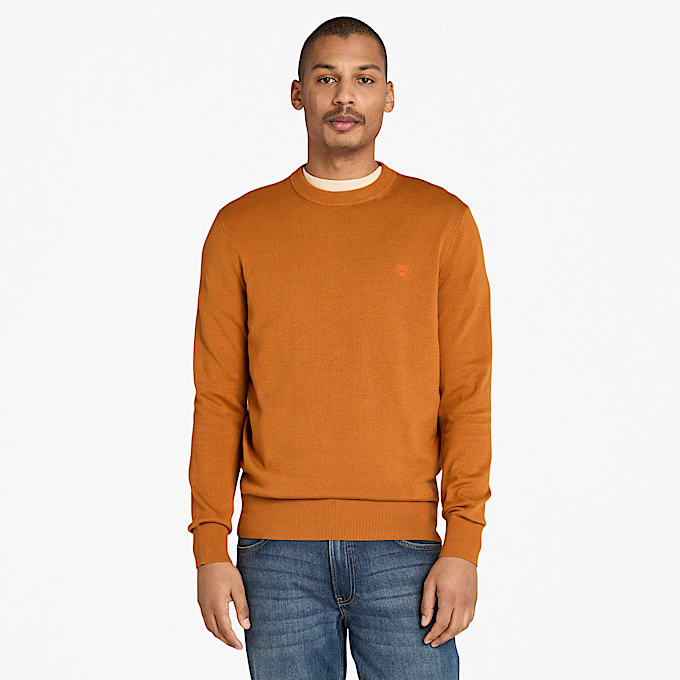Pull en coton Williams River pour homme en marron - 1
