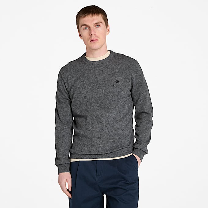Timberland® Cohas Brook Merino Crewneck Jumper for Men in Grey - 1