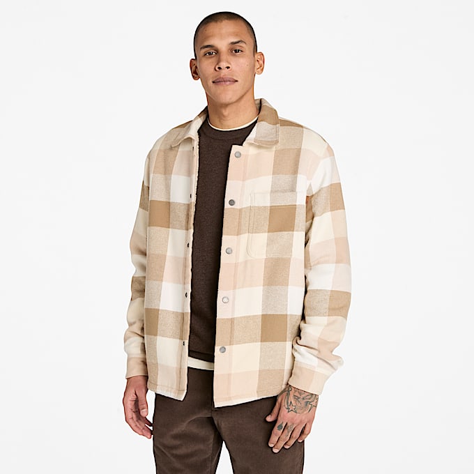 Hemdjacke mit hochflorigem Futter fr Herren in Beige TBL Beige HERO