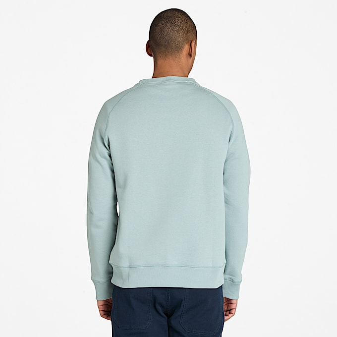 Exeter River Sweatshirt mit gebürsteter Rückseite und Rundhalsausschnitt für Herren in Grau
