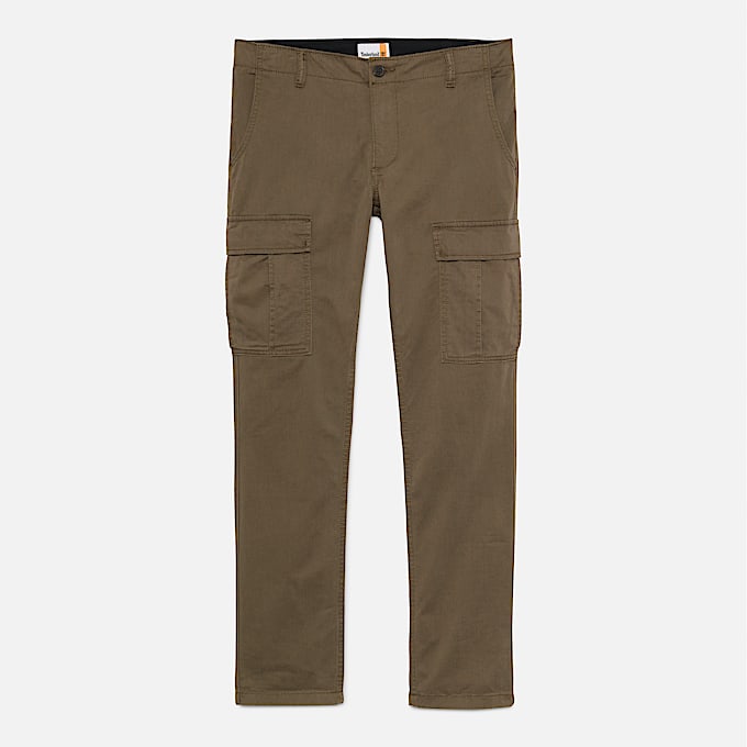 Timberland Brookline Twill Cargo Trouser fr herr i grn TBL Grn ALT10