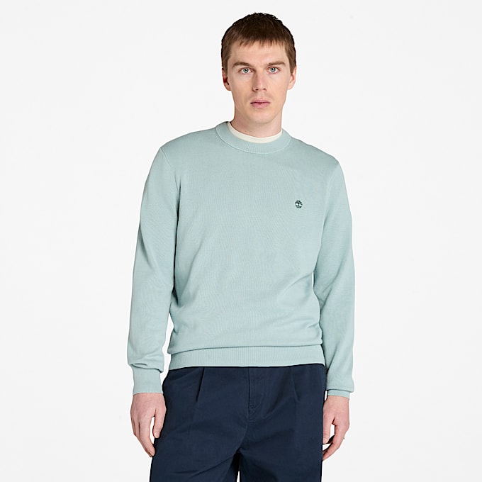 Williams River Cotton Jumper for Men in Grey TBL Grey HERO