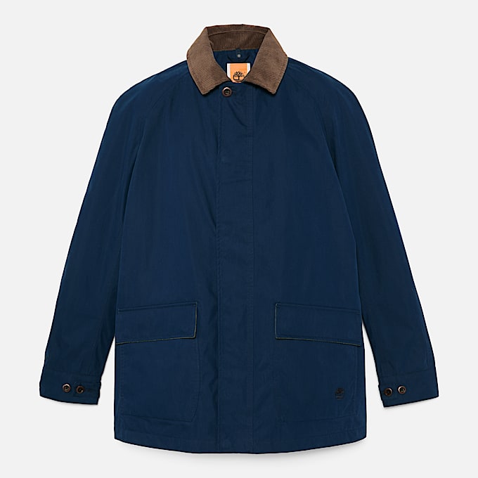 Wenham Waterdichte Barn Coat voor heren in donkerblauw